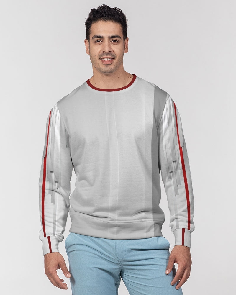 Blurred Grey Lines Men's Sweater-cloth-Digital Rawness