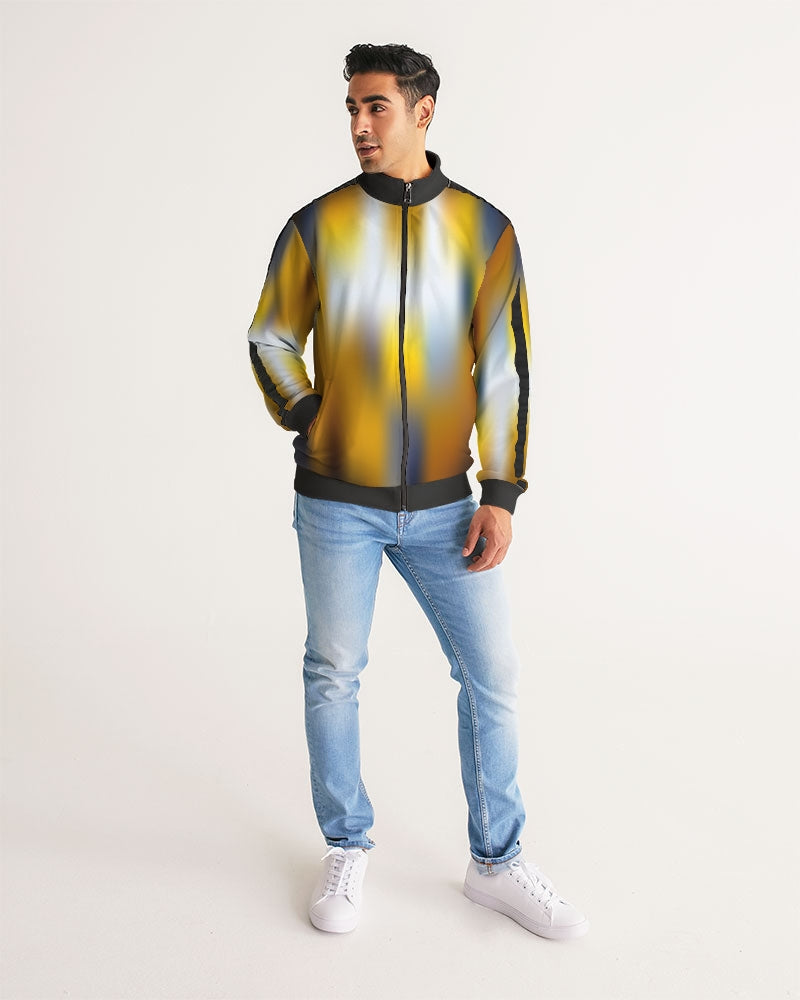Sun Dust Men's Stripe-Sleeve Track Jacket-cloth-Digital Rawness