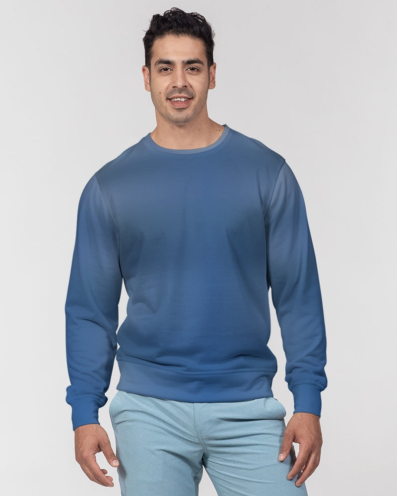 Shaded Men's Classic French Terry Crewneck Pullover-cloth-Digital Rawness
