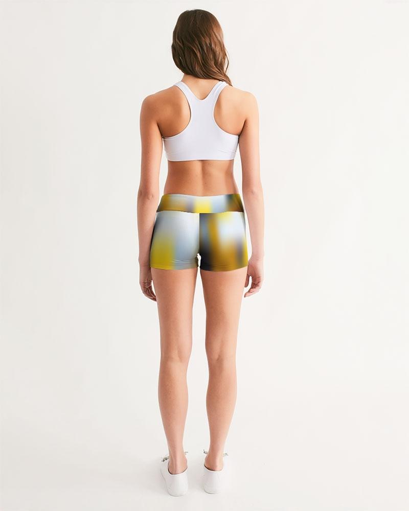 Sun Dust Fitness Women's Short Leggings-cloth-Digital Rawness