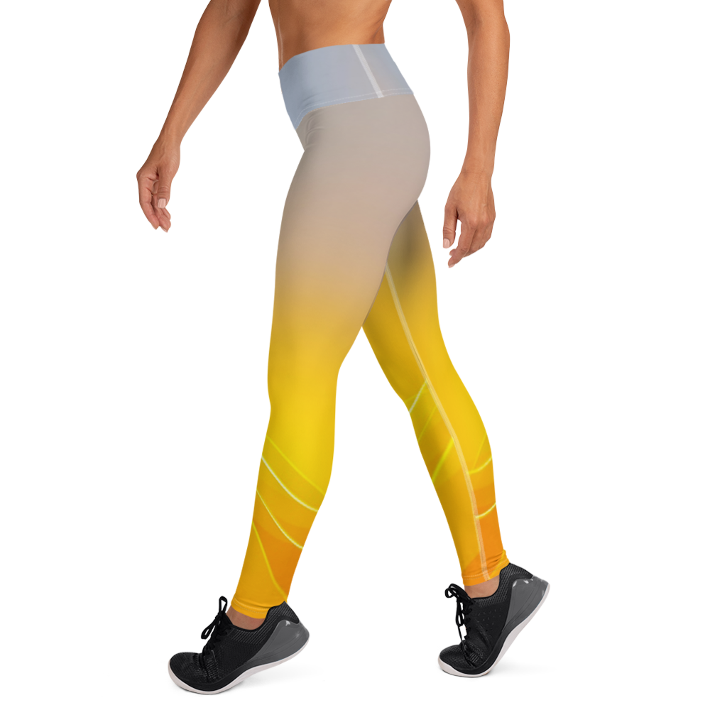 Sun Shine Blue Ski Women Fitness Leggings-Digital Rawness