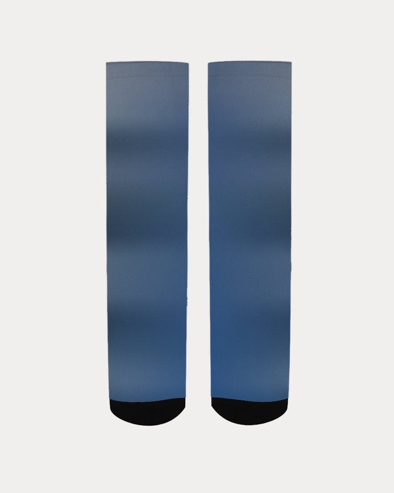 Blue Shaded Men's Socks-accessories-Digital Rawness