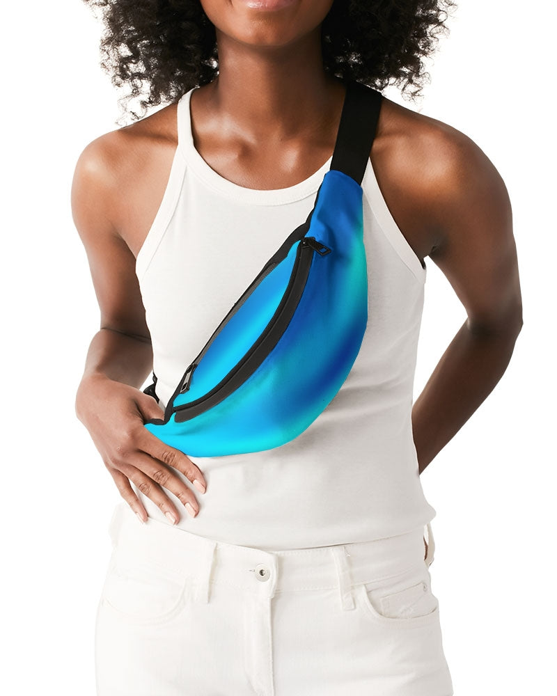 Ocean Shore Blues Fanny Bag-accessories-Digital Rawness