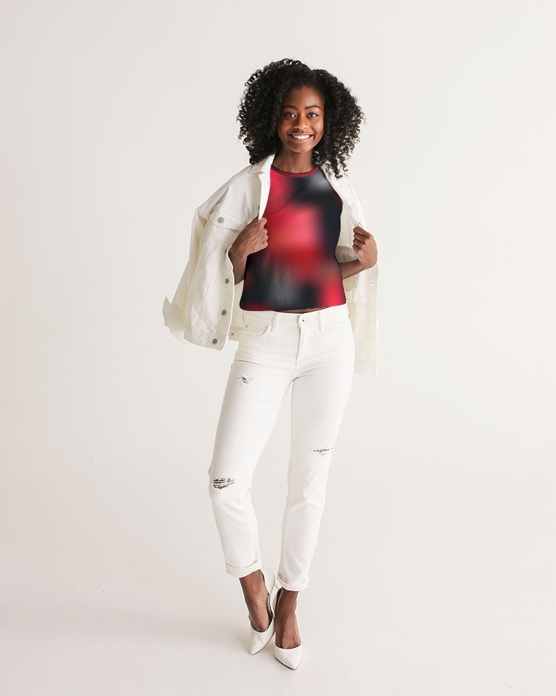 Cherry Bomb Women's Cropped Tank-cloth-Digital Rawness