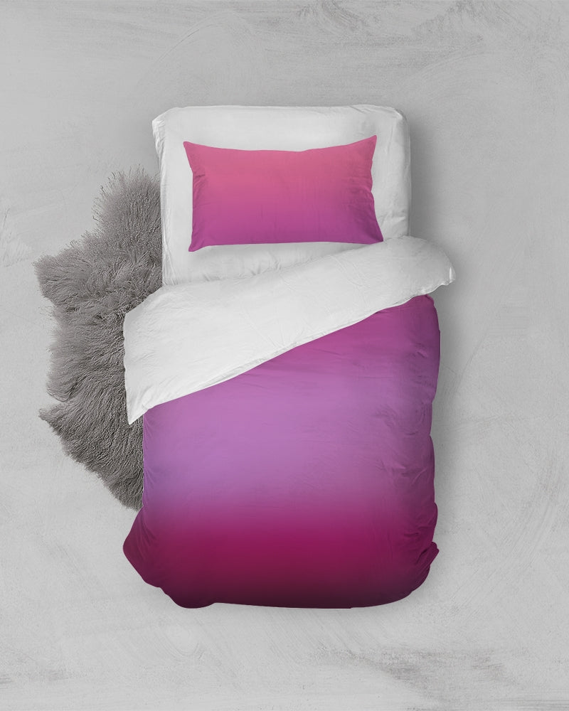 Plum Fade Twin Duvet Cover Set-home goods-Digital Rawness