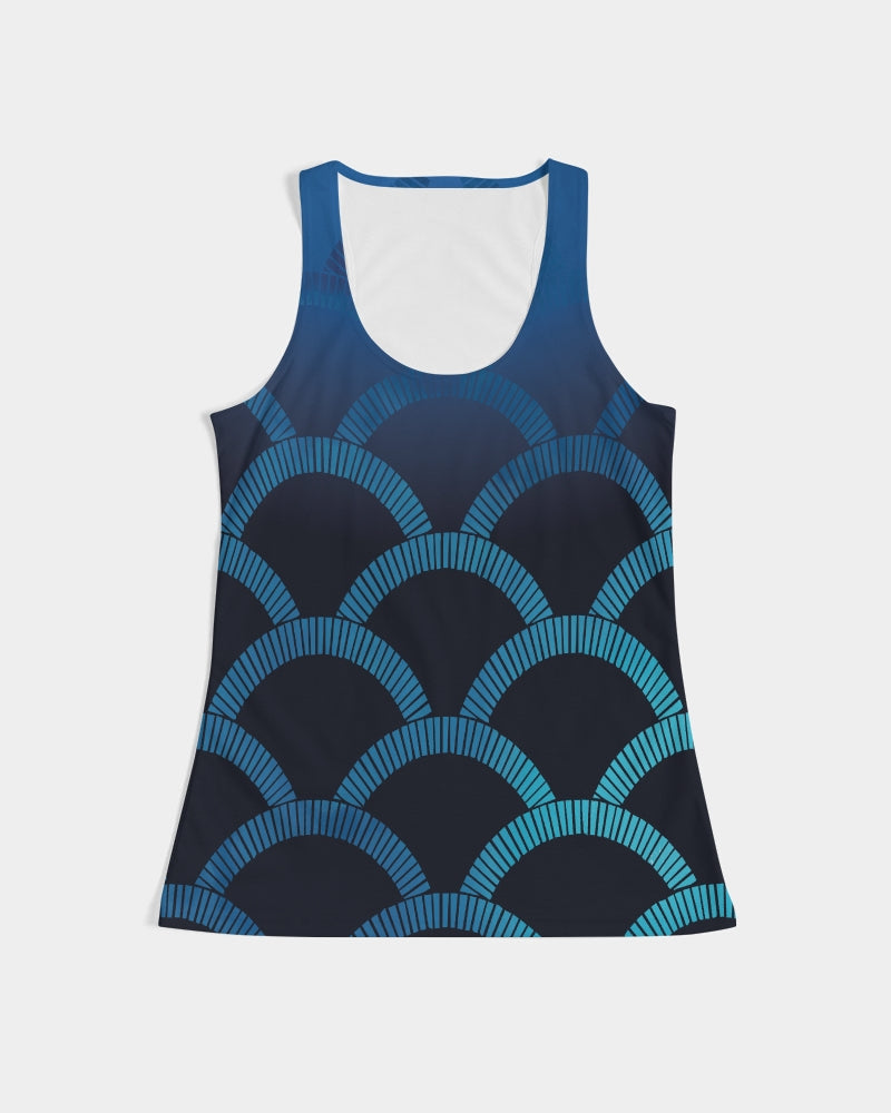 Blue Blues Women's Tank Top-cloth-Digital Rawness
