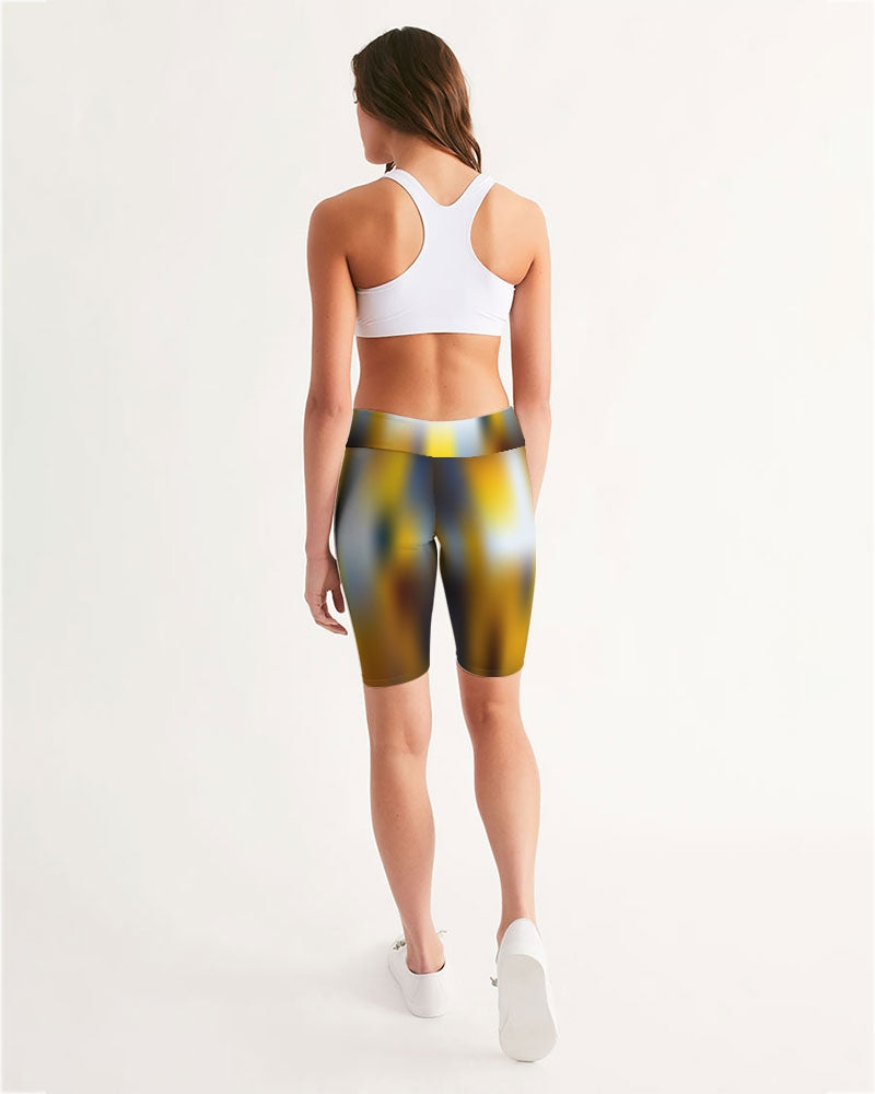 Sun Dust Women's Biker Leggings-cloth-Digital Rawness
