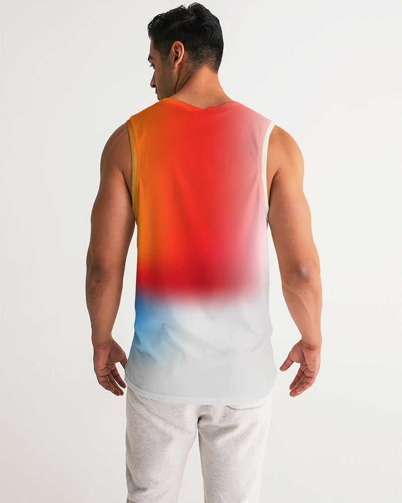 red Men's Tank-cloth-Digital Rawness