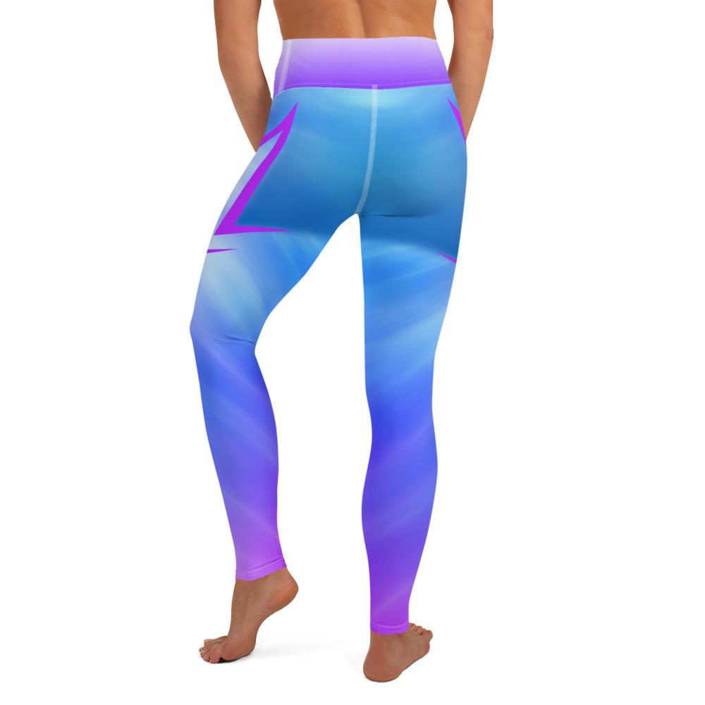 Tie Die Lighting Fashion Fitness Leggings-Sportwear-Digital Rawness
