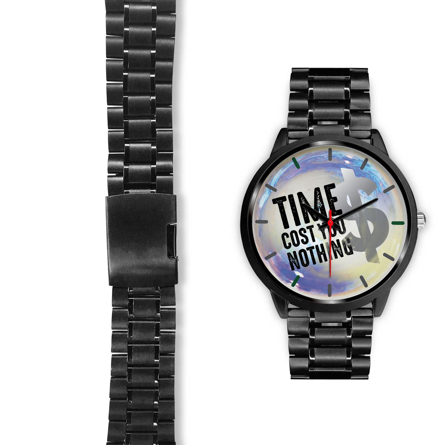 Time Cost You Nothing Black Watch Options-Black Watch-Digital Rawness