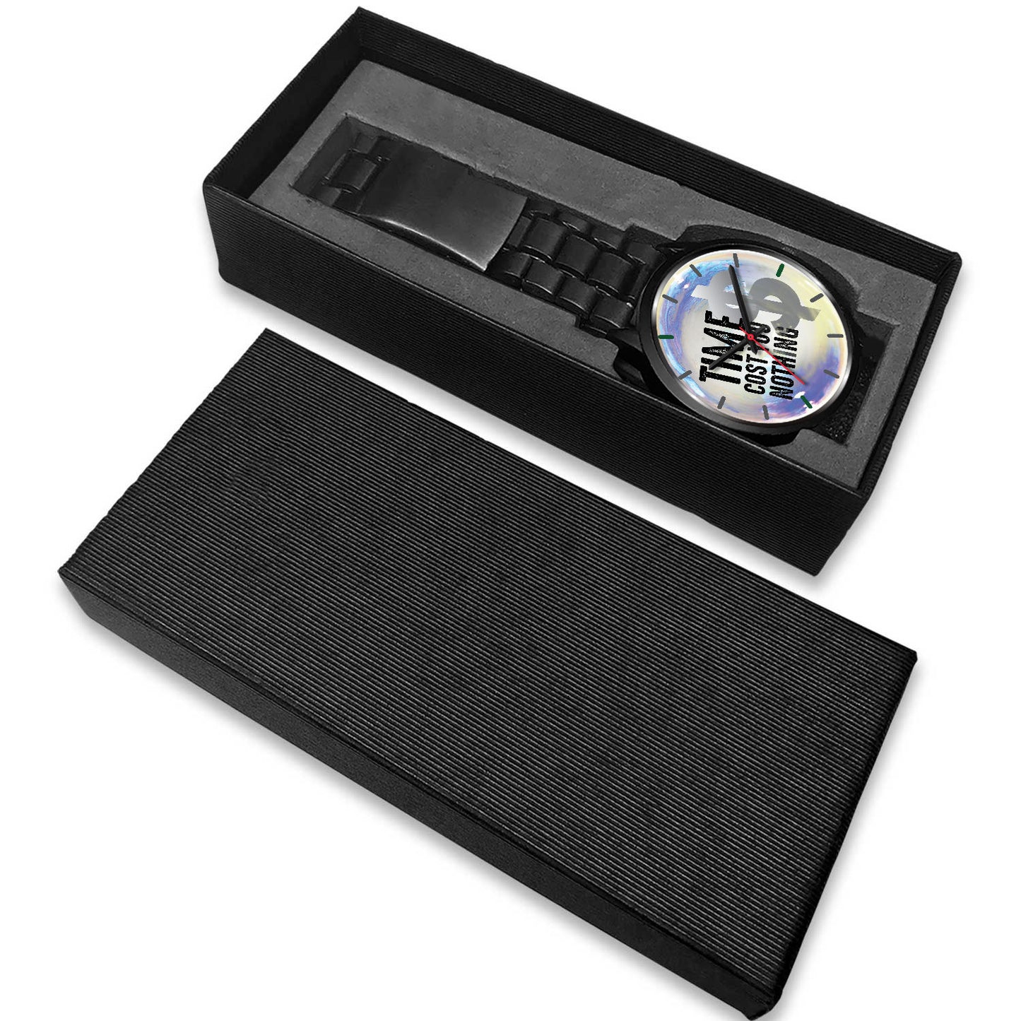 Time Cost You Nothing Black Watch Options-Black Watch-Digital Rawness