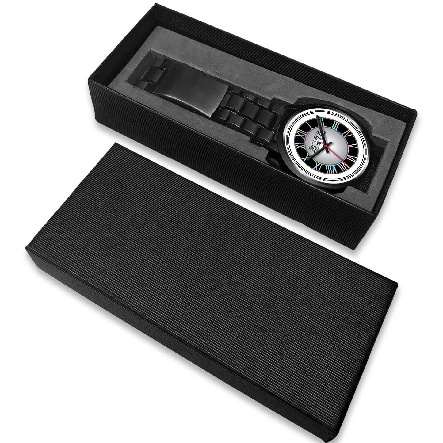 Today Is A Good Day Because Your In Charge Black Watch Band Options-Black Watch-Digital Rawness