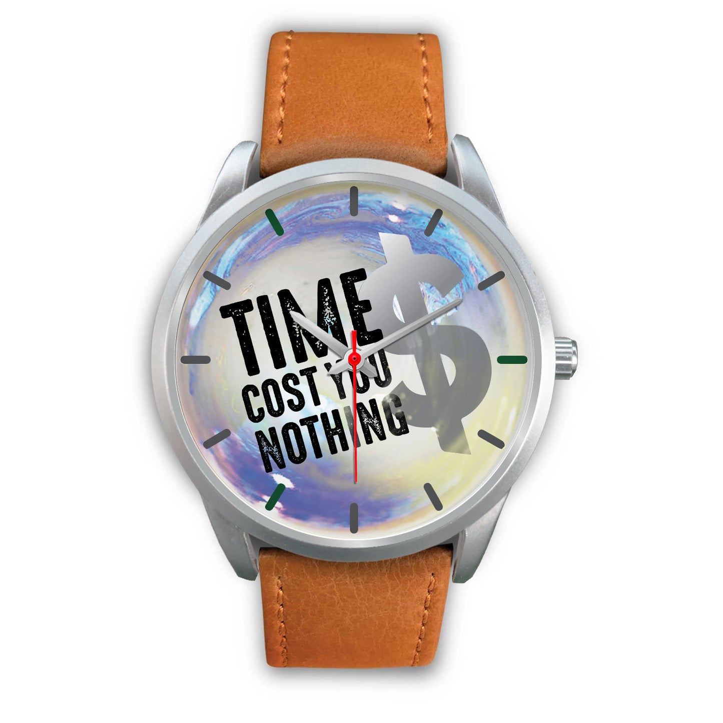 Time Cost You Nothing Sliver Watch Bands Options-Silver Watch-Digital Rawness