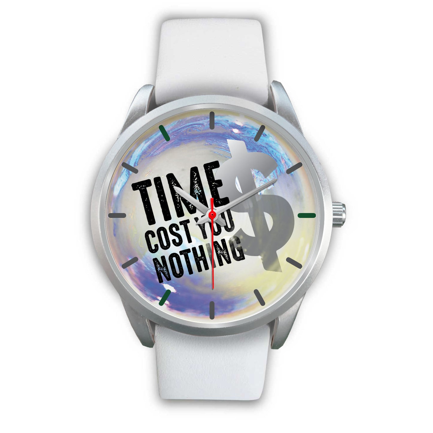 Time Cost You Nothing Sliver Watch Bands Options-Silver Watch-Digital Rawness