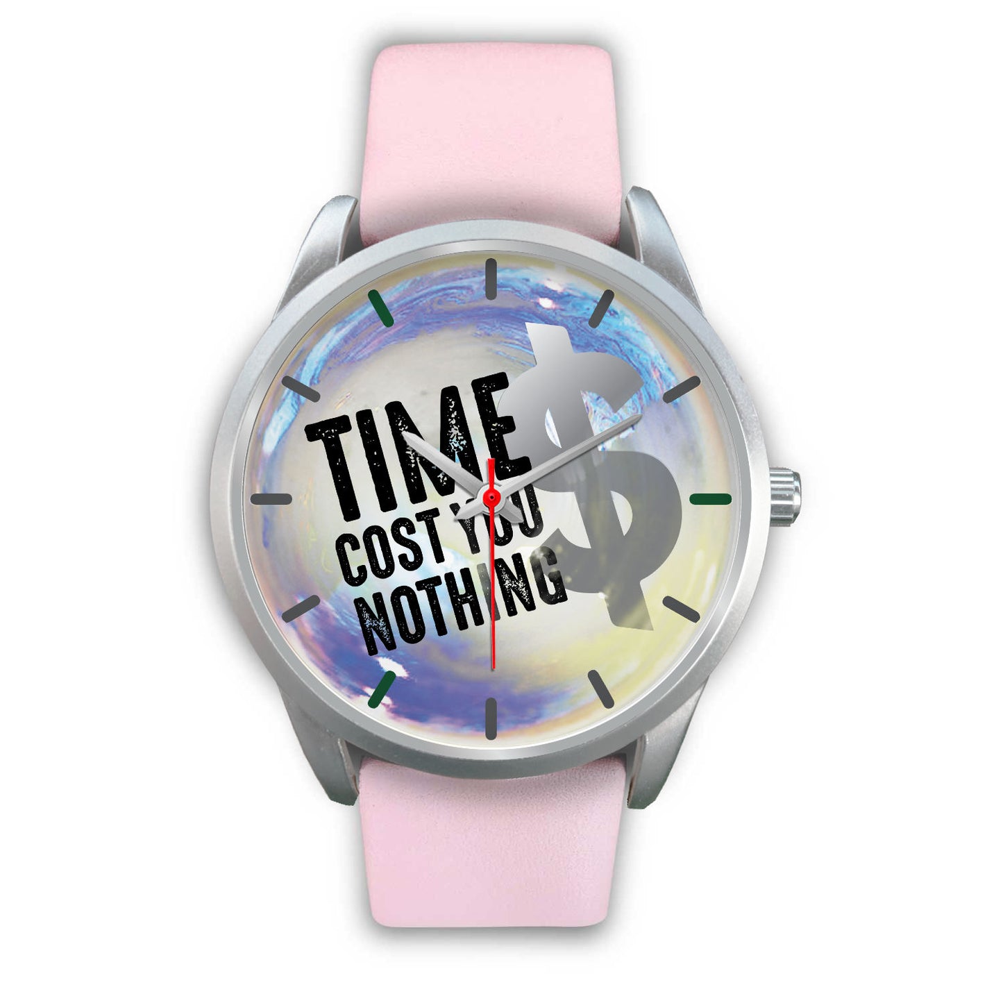 Time Cost You Nothing Sliver Watch Bands Options-Silver Watch-Digital Rawness