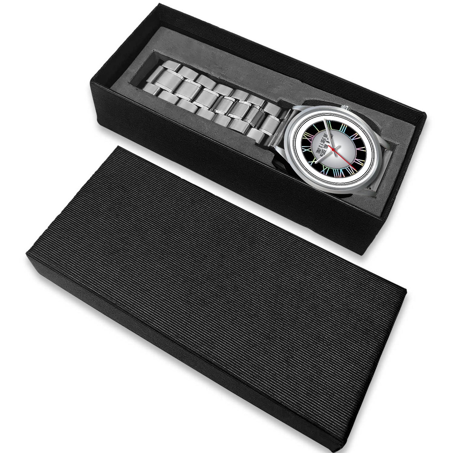 Today Is A Good Day Because Your In Charge Silver Watch Options-Silver Watch-Digital Rawness