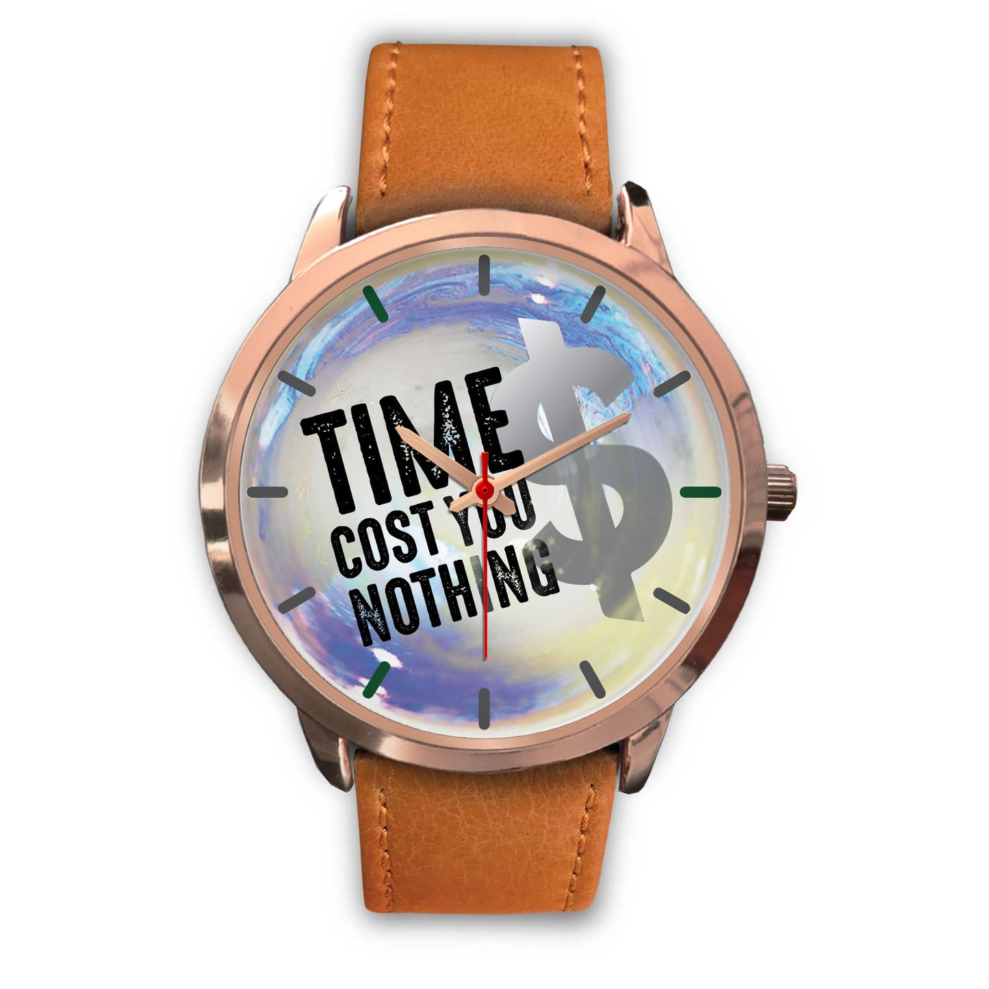 Time Cost You Nothing Rose Gold Watch Band Options-Rose Gold Watch-Digital Rawness