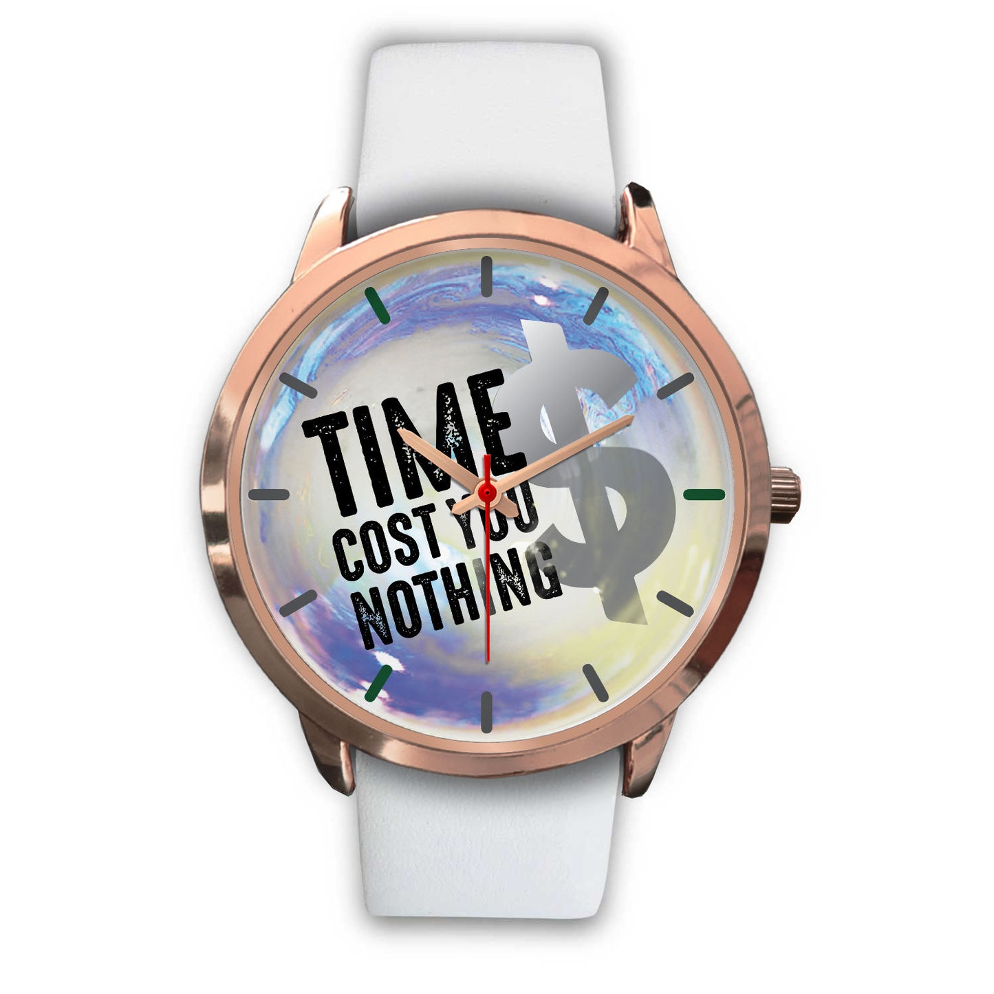 Time Cost You Nothing Rose Gold Watch Band Options-Rose Gold Watch-Digital Rawness