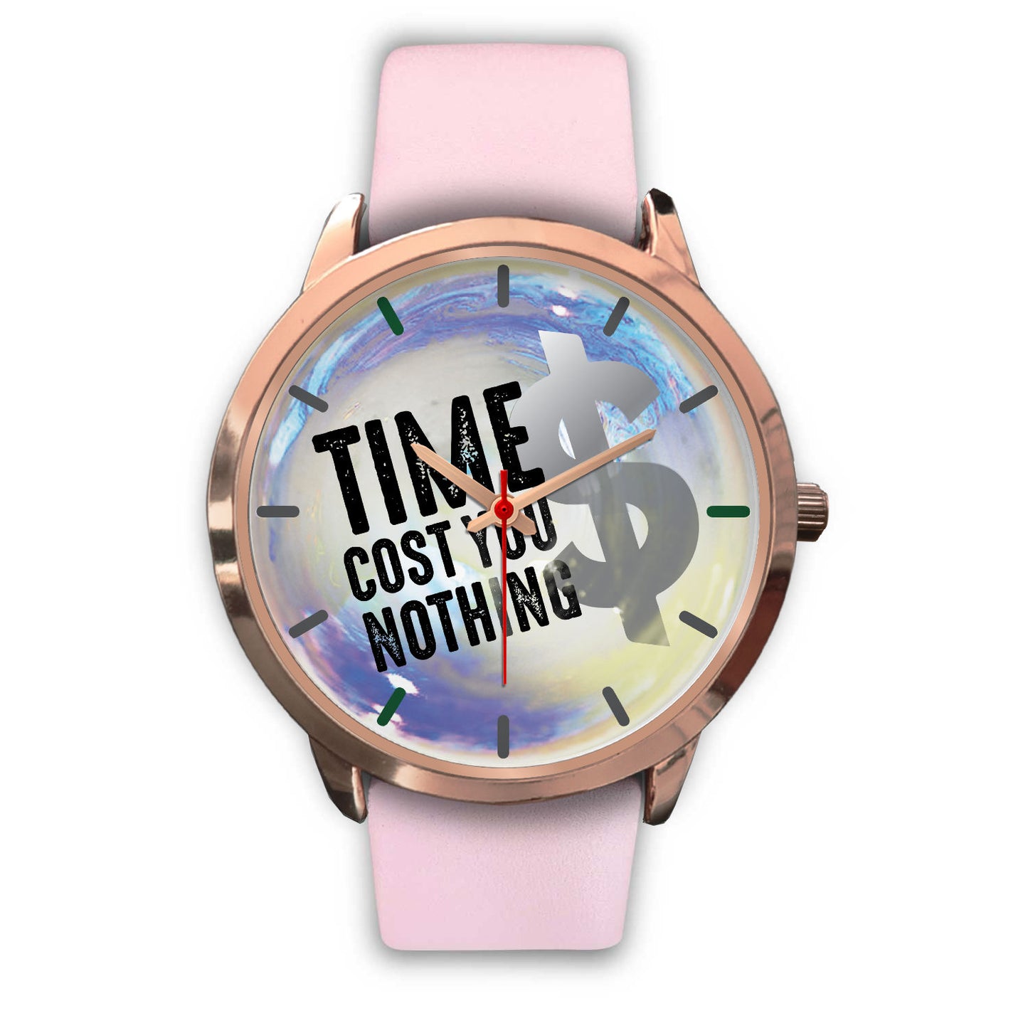 Time Cost You Nothing Rose Gold Watch Band Options-Rose Gold Watch-Digital Rawness