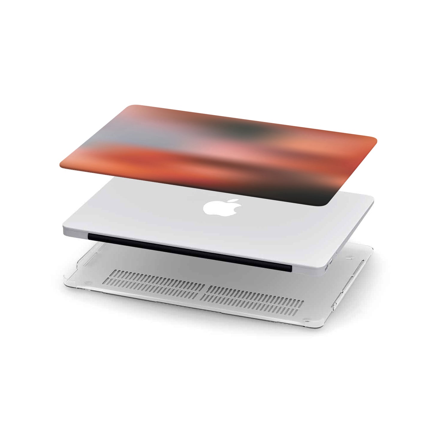 Red Supreme Hardshell Macbook Case-MacBook Case-Digital Rawness