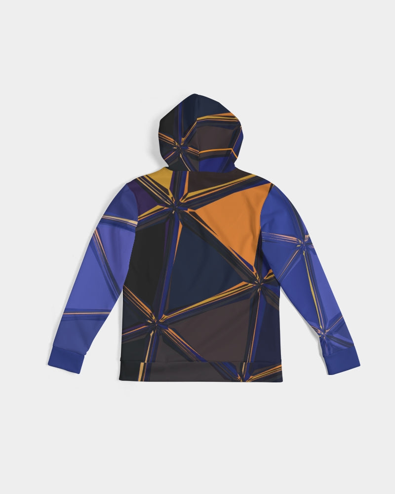 Blue Rush Men's Hoodie-cloth-Digital Rawness