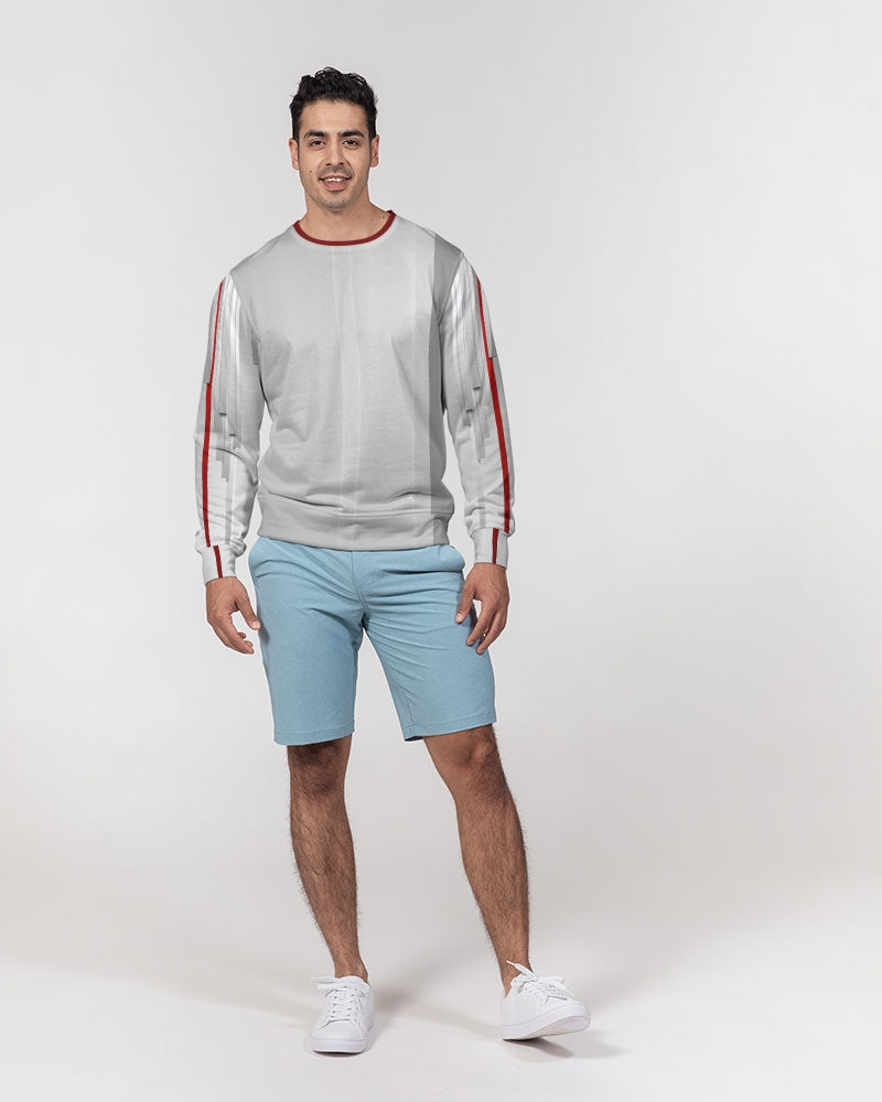 Blurred Grey Lines Men's Sweater-cloth-Digital Rawness
