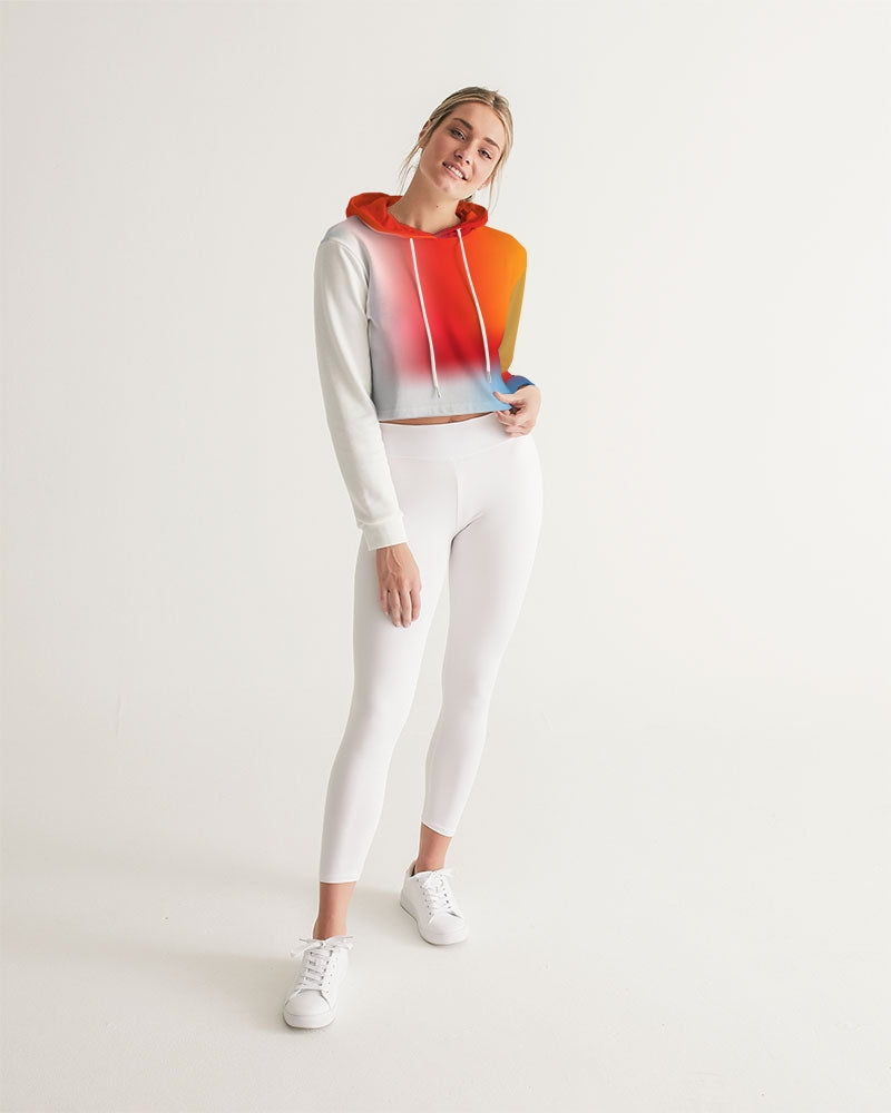 Just A Little Cropped Women's Hoodie-cloth-Digital Rawness