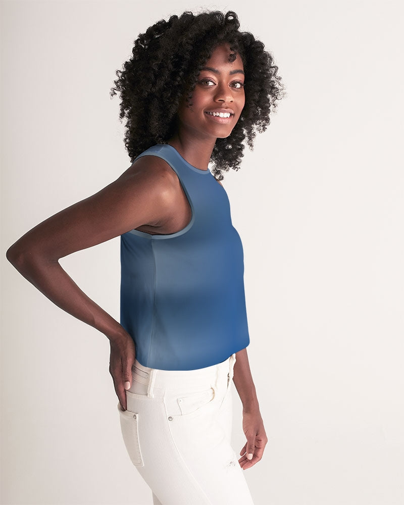 Women's Cropped Tank-cloth-Digital Rawness