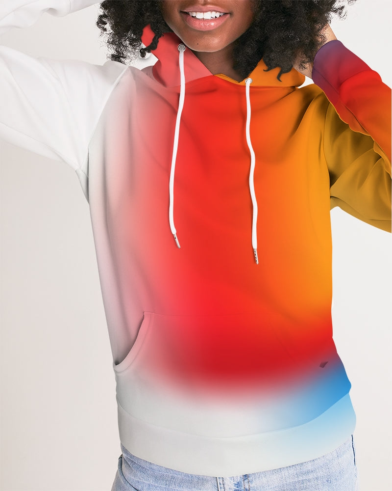 Blue Women's Hoodie-cloth-Digital Rawness