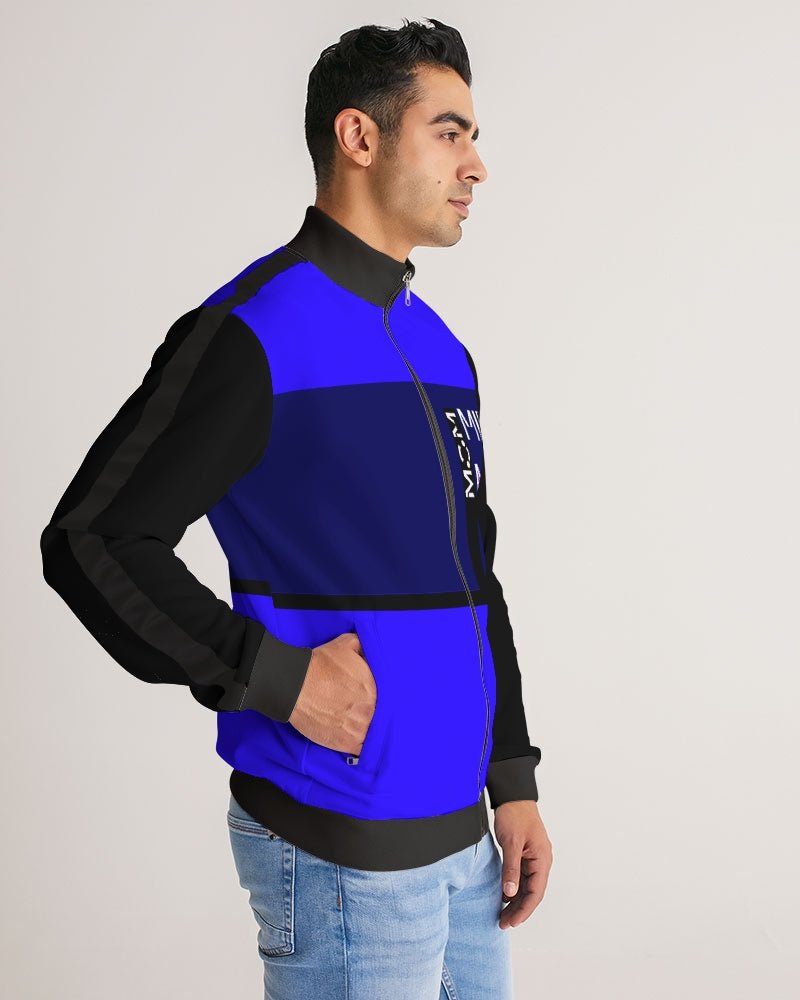 M.O.M Track Jacket Men's Stripe-Sleeve Track Jacket-M.O.M Collection-Digital Rawness