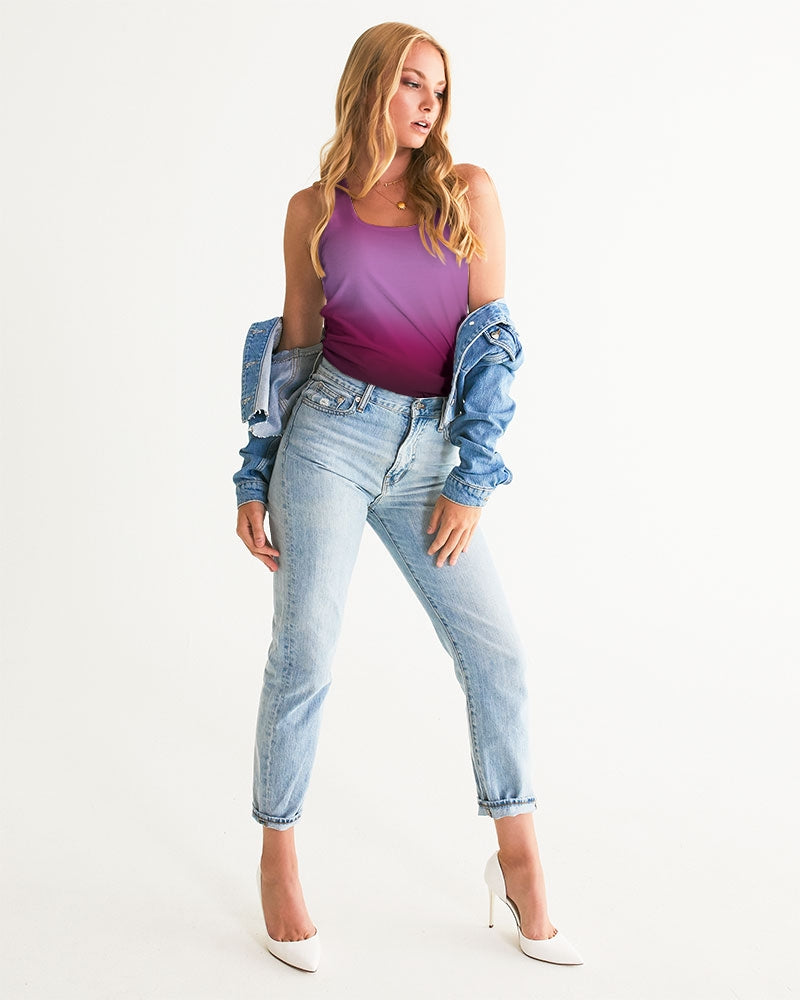 Palm Fade Women's Tank Top-cloth-Digital Rawness
