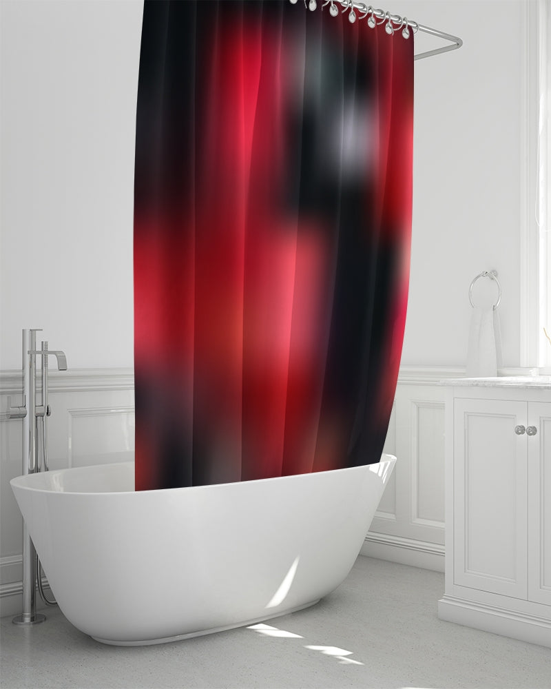 Cherry Bomb Shower Curtain 72"x72"-home goods-Digital Rawness