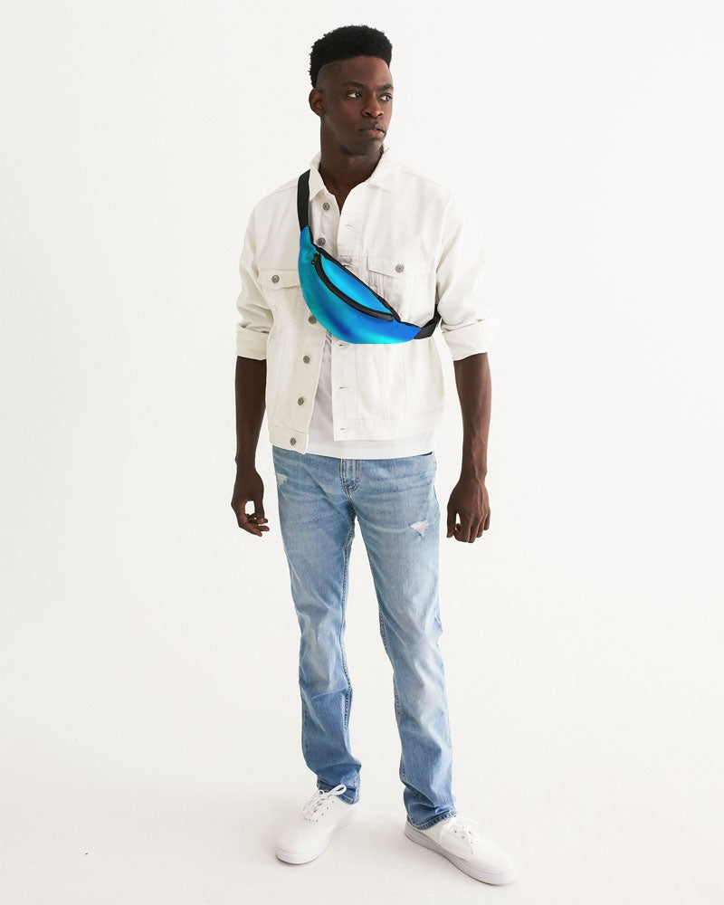 Ocean Shore Blues Fanny Bag-accessories-Digital Rawness