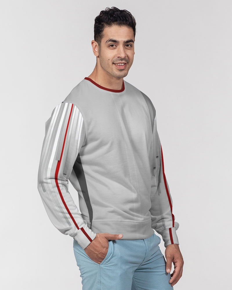 Blurred Grey Lines Men's Sweater-cloth-Digital Rawness