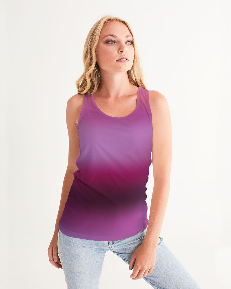 Palm Fade Women's Tank Top-cloth-Digital Rawness