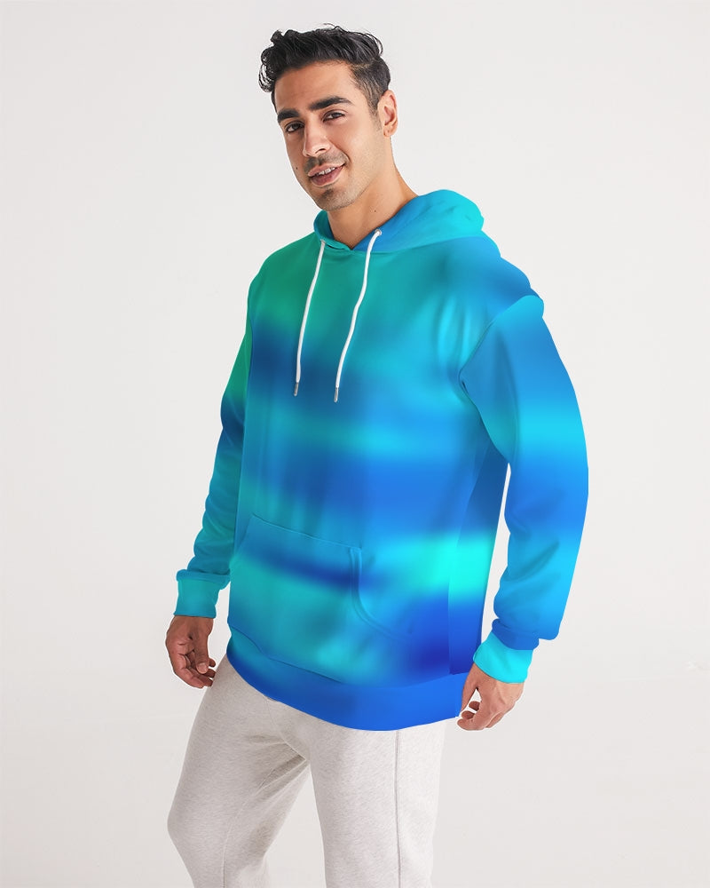 Ocean Shore Blues Men's Hoodie-cloth-Digital Rawness