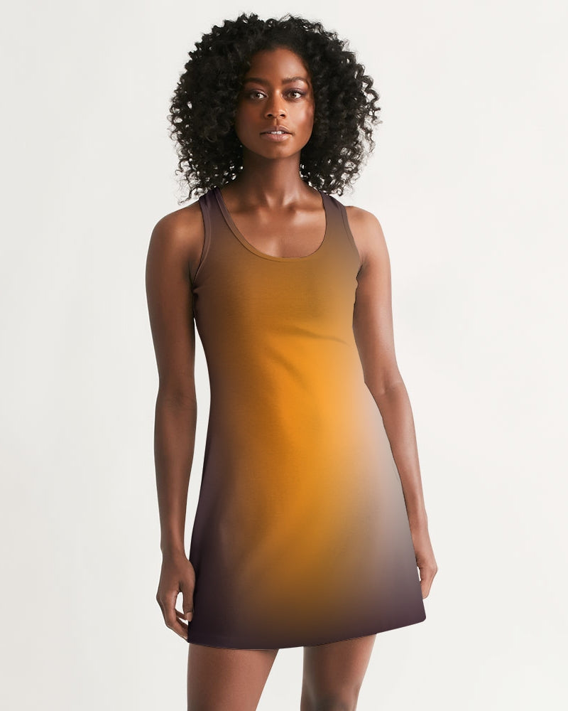 Women's Racerback Dress - Smokey Orange