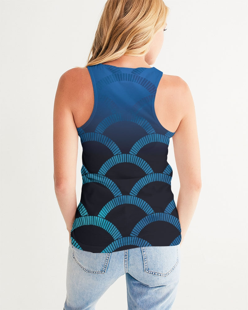 Blue Blues Women's Tank Top-cloth-Digital Rawness