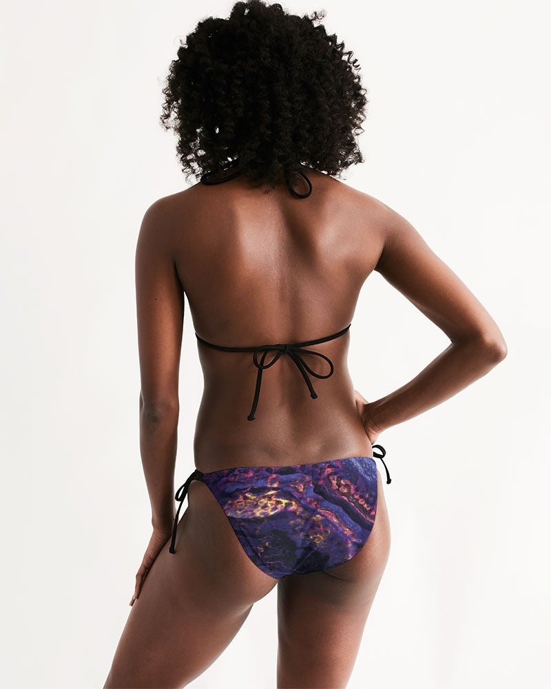 Spaced Out Women's Triangle String Bikini-cloth-Digital Rawness