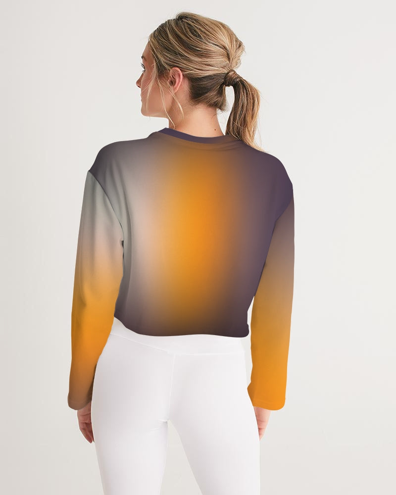 Smokey Orange Women's Cropped Sweatshirt