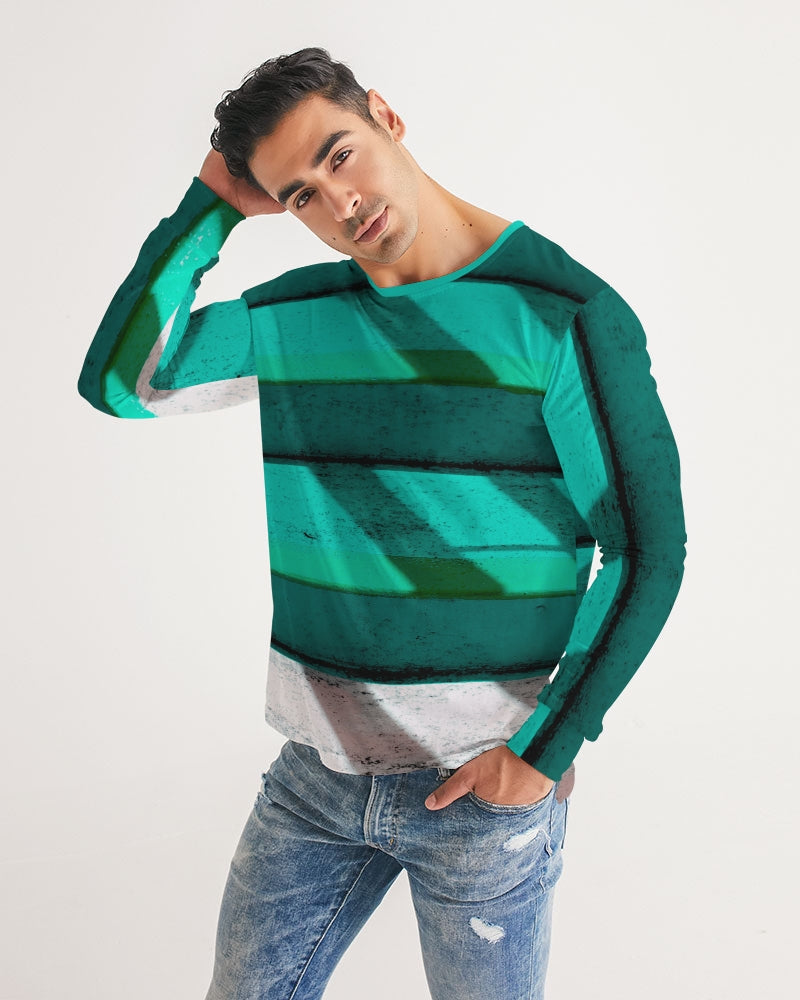 Read Between The Lines Men's Long Sleeve Shirt-cloth-Digital Rawness