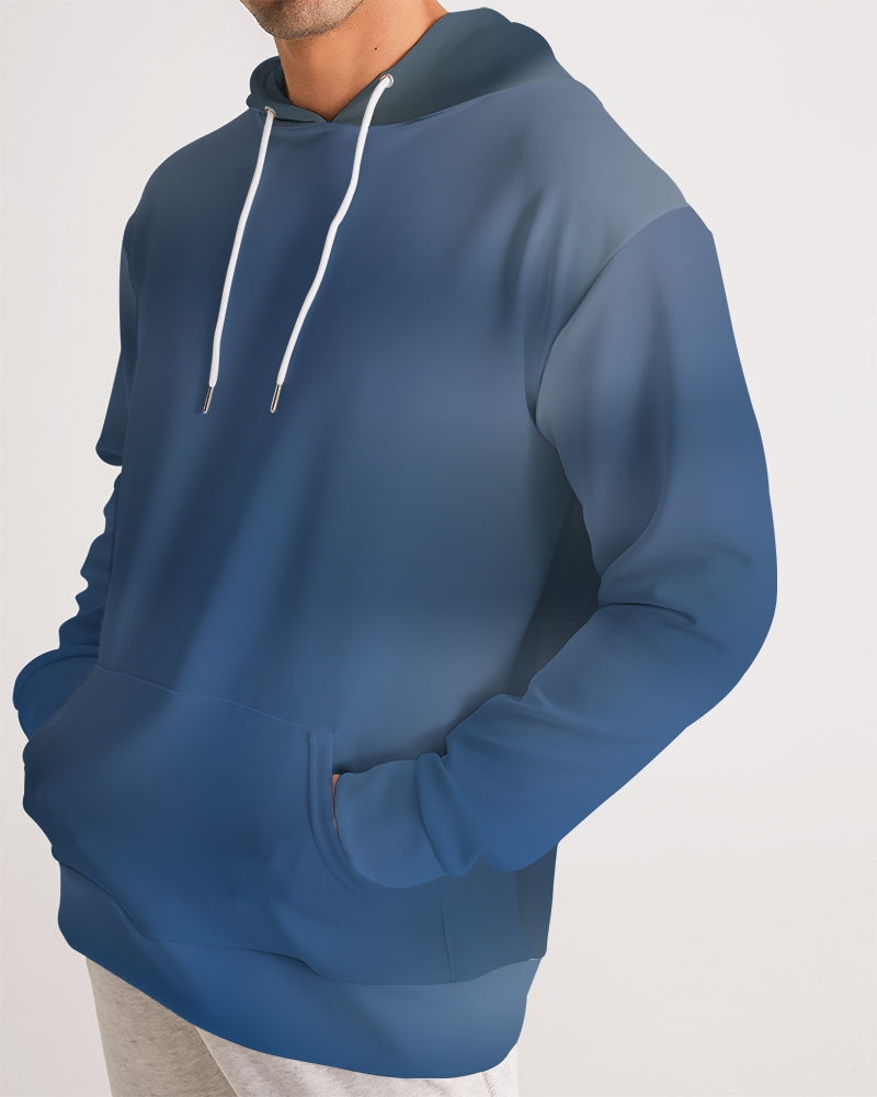 Blue Shaded Men's Hoodie-cloth-Digital Rawness