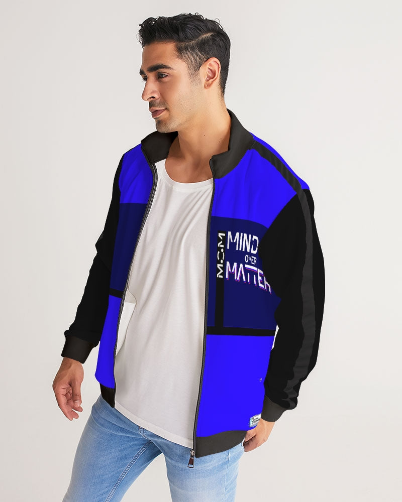 M.O.M Track Jacket Men's Stripe-Sleeve Track Jacket-M.O.M Collection-Digital Rawness