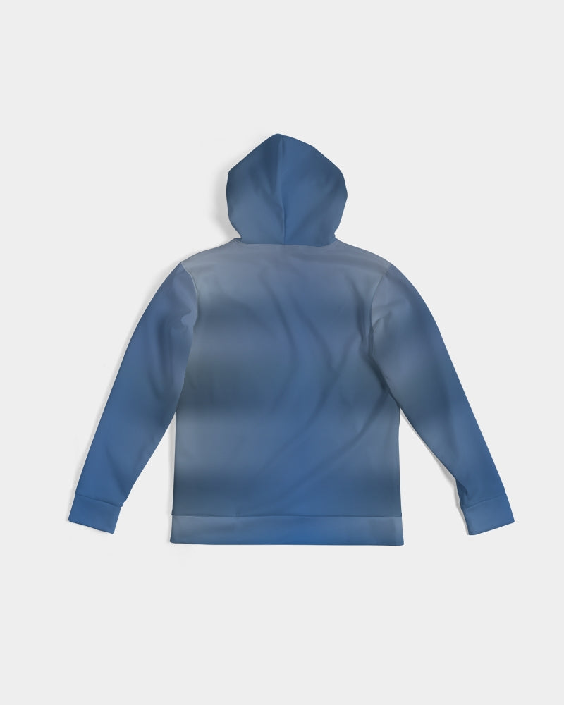 Blue Shaded Men's Hoodie-cloth-Digital Rawness
