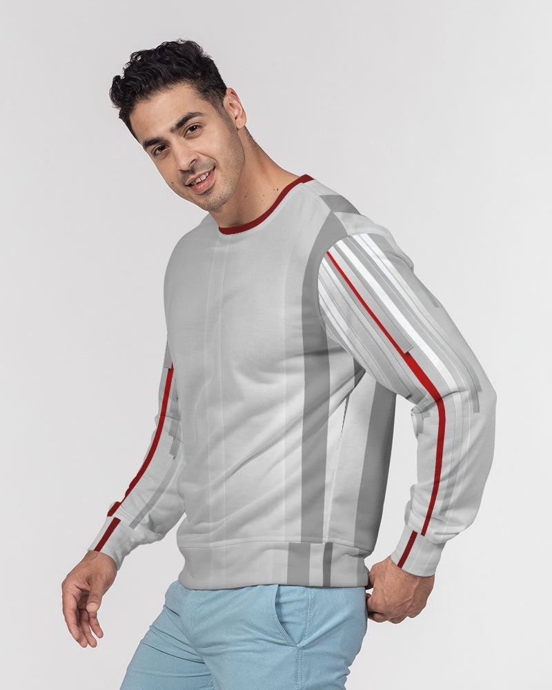 Blurred Grey Lines Men's Sweater-cloth-Digital Rawness