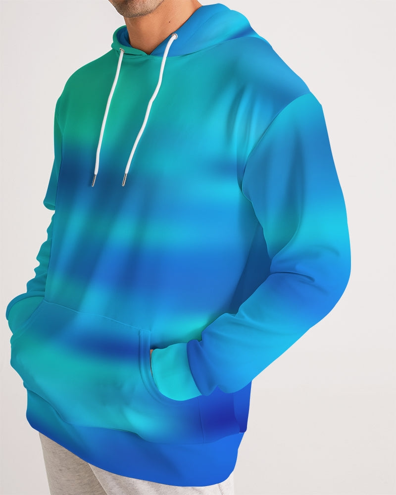 Ocean Shore Blues Men's Hoodie-cloth-Digital Rawness