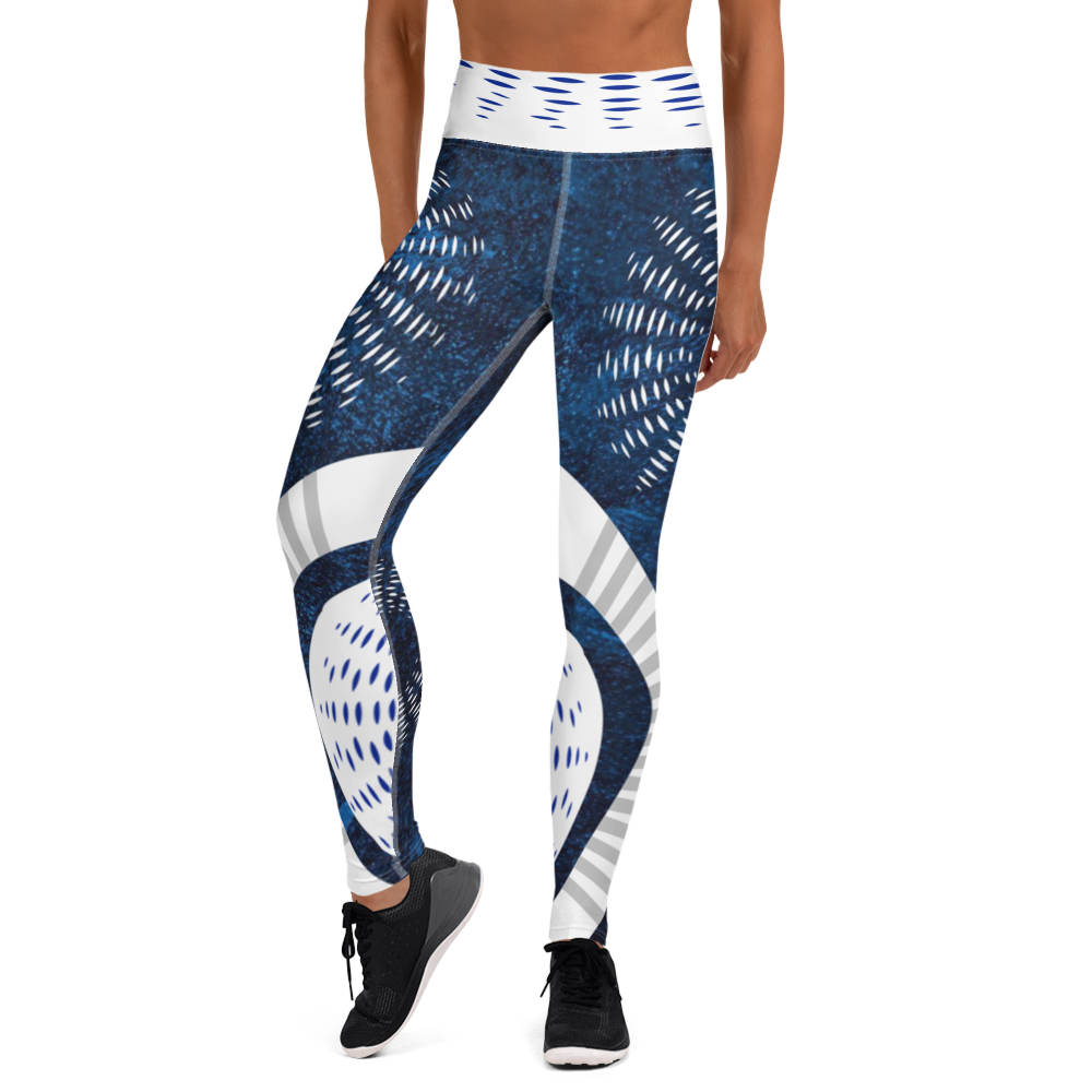 Don't Circle Back Pattern Women's Fitness Leggings-sportwear-Digital Rawness