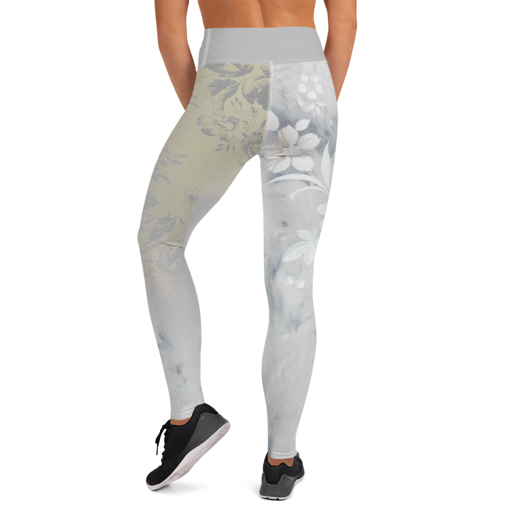 Brunt But Rising Foral Women's Fitness Leggings-Digital Rawness