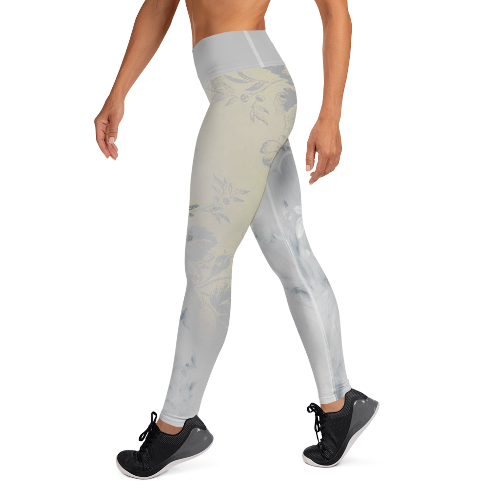 Brunt But Rising Foral Women's Fitness Leggings-Digital Rawness