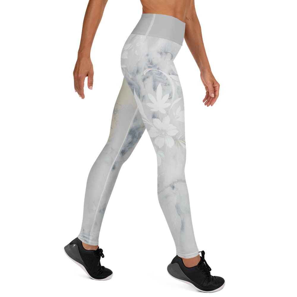 Brunt But Rising Foral Women's Fitness Leggings-Digital Rawness